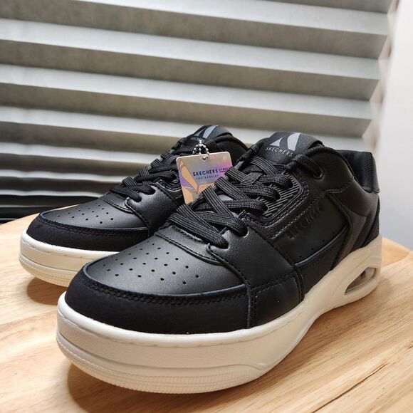 Skechers Uno Courted Sneakers – Women’s 9.5, Black - memory foam - Picture 7 of 11